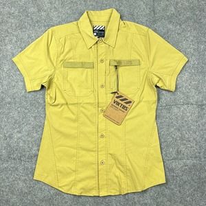 Viktos‎ Shirt Womens Small Tan Sofari Ops Button Up Tactical Military Top NEW